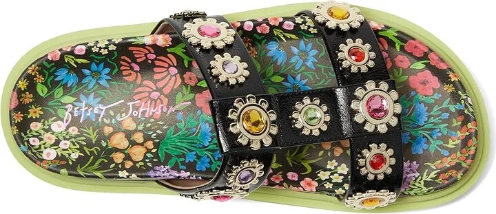 Blue by Betsey Johnson Madoxx Women's Sandals Ditsy Floral : 7.5 M, Faux Leather - Image 2
