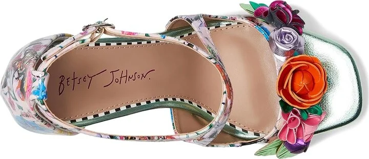 Blue by Betsey Johnson Mikah Women's Wedge Shoes Pale Pink/Multi : 10 M, Leather/Rubber - Image 2