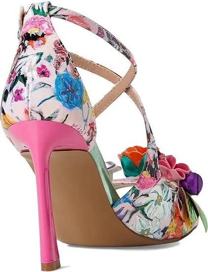 Blue by Betsey Johnson Mikah Women's Wedge Shoes Pale Pink/Multi : 10 M, Leather/Rubber - Image 4