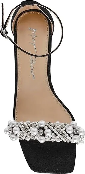Blue by Betsey Johnson Milo Women's Sandals Black : 6.5 M, Rubber/Synthetic - Image 2