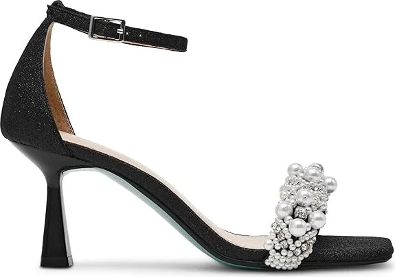 Blue by Betsey Johnson Milo Women's Sandals Black : 6.5 M, Rubber/Synthetic - Image 6