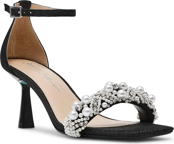 Blue by Betsey Johnson Milo Women's Sandals Black : 6.5 M, Rubber/Synthetic