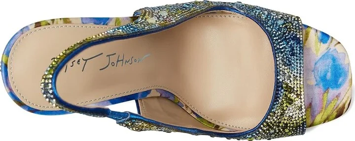 Blue by Betsey Johnson Mina Women's 1-2 inch heel Shoes Blue Floral : 6 M - Image 6