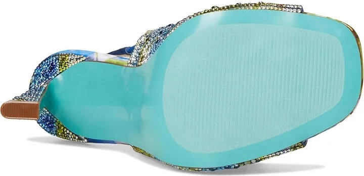 Blue by Betsey Johnson Mina Women's 1-2 inch heel Shoes Blue Floral : 6 M - Image 7
