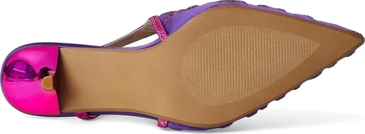 Blue by Betsey Johnson Nahla High Women's Heels Purple 1 : 6 M, Synthetic - Image 3