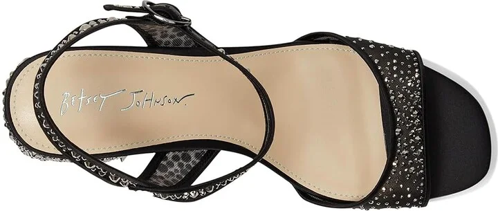 Blue by Betsey Johnson Otis Women's Wedge Shoes Black : 7 M, Leather/Rubber - Image 2