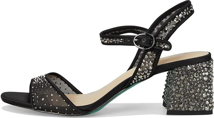 Blue by Betsey Johnson Otis Women's Wedge Shoes Black : 7 M, Leather/Rubber - Image 6