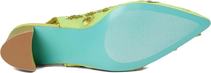Blue by Betsey Johnson Page High Women's Heels Citron : 8.5 M, Leather/Rubber - Image 3