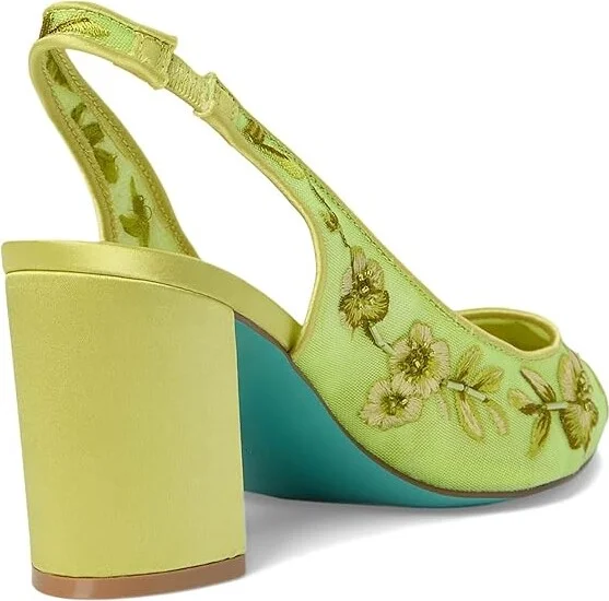 Blue by Betsey Johnson Page High Women's Heels Citron : 8.5 M, Leather/Rubber - Image 4