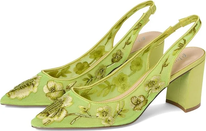Blue by Betsey Johnson Page High Women's Heels Citron : 8.5 M, Leather/Rubber