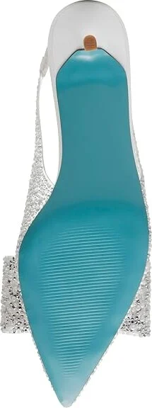 Blue by Betsey Johnson Patti High Women's Heels Pearl : 8.5 M, Rubber/Synthetic - Image 3
