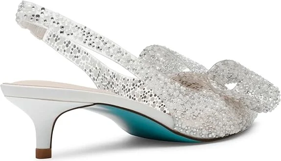 Blue by Betsey Johnson Patti High Women's Heels Pearl : 8.5 M, Rubber/Synthetic - Image 4