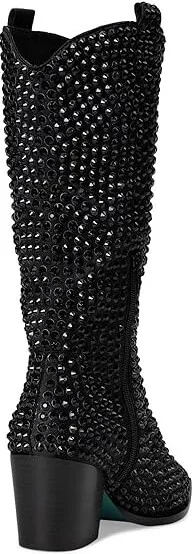 Blue by Betsey Johnson Randy Women's Boots Silver : 7.5 M, Rubber - Image 10
