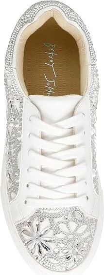 Blue by Betsey Johnson Reily Women's Shoes White : 5.5 M, Textile - Image 2