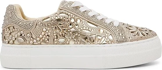 Blue by Betsey Johnson Reily Women's Shoes White : 5.5 M, Textile - Image 10