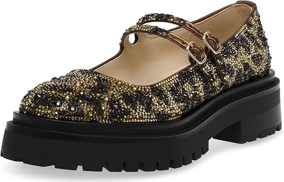 Blue by Betsey Johnson Rico Women's Flat Shoes Leopard : 8.5 M