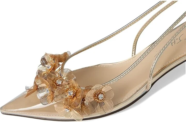Blue by Betsey Johnson Robin High Women's Heels Gold : 9 M, Leather/Rubber - Image 7