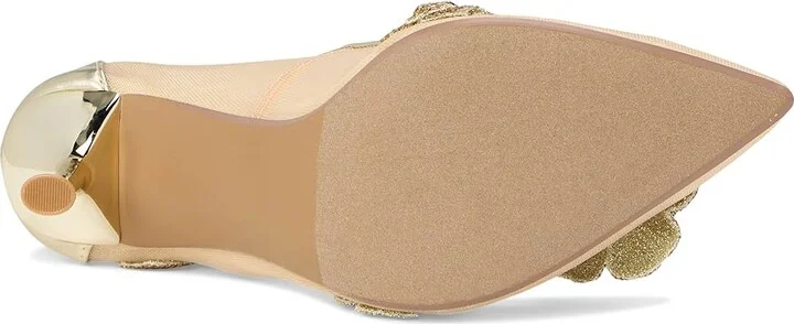 Blue by Betsey Johnson Rossa High Women's Heels Gold : 8.5 M, Rubber/Synthetic - Image 3