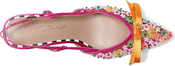 Blue by Betsey Johnson Sadyy Women's Wedge Shoes Fuchsia : 8 M, Leather/Rubber - Image 2