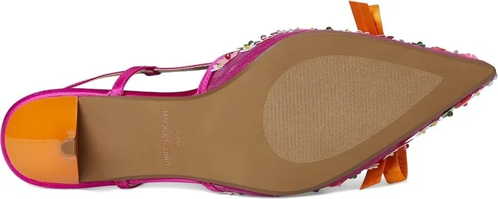 Blue by Betsey Johnson Sadyy Women's Wedge Shoes Fuchsia : 8 M, Leather/Rubber - Image 3