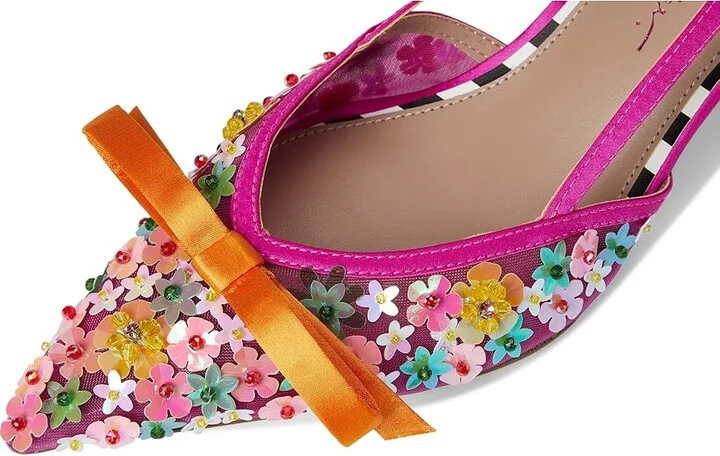 Blue by Betsey Johnson Sadyy Women's Wedge Shoes Fuchsia : 8 M, Leather/Rubber - Image 7