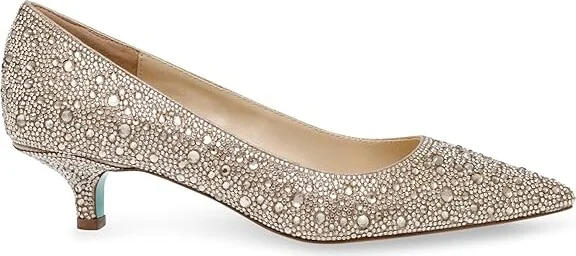 Blue by Betsey Johnson Scout High Women's Heels Light Gold : 6.5 M, Rubber - Image 6