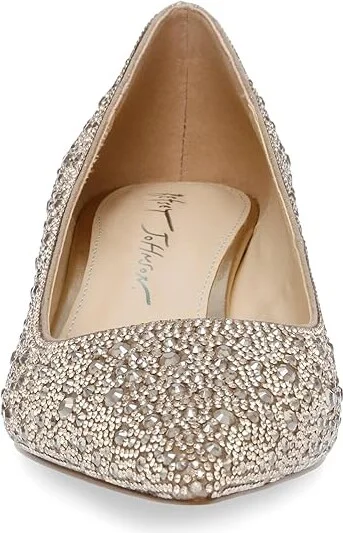 Blue by Betsey Johnson Scout High Women's Heels Light Gold : 6.5 M, Rubber - Image 7