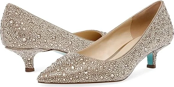 Blue by Betsey Johnson Scout High Women's Heels Light Gold : 6.5 M, Rubber