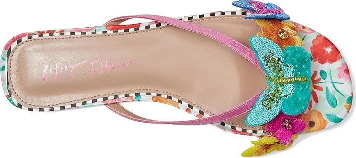 Blue by Betsey Johnson Sellena Women's Wedge Shoes White : 6.5 M, Synthetic - Image 2