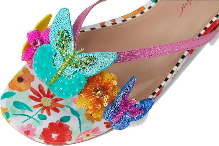Blue by Betsey Johnson Sellena Women's Wedge Shoes White : 6.5 M, Synthetic - Image 7