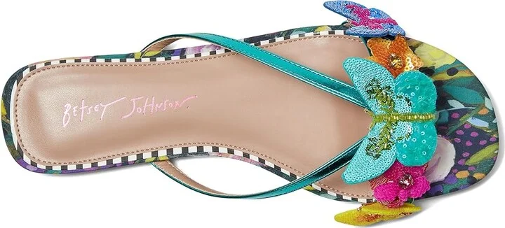 Blue by Betsey Johnson Sellena Women's Wedge Shoes White : 6.5 M, Synthetic - Image 8