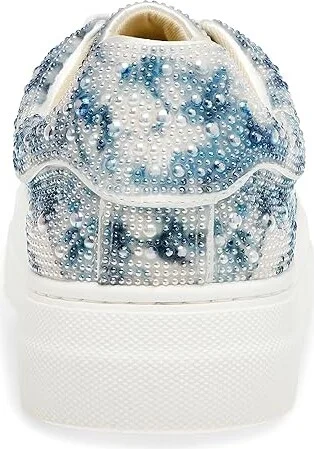 Blue by Betsey Johnson Sidny Women's Shoes Blue Floral : 6 M, Textile/Synthetic - Image 4