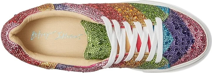 Blue by Betsey Johnson Sidny Women's Shoes Rainbow : 5 M, Textile/Synthetic - Image 2