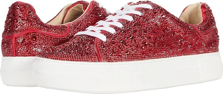 Blue by Betsey Johnson Sidny Women's Shoes Red : 5 M, Textile/Synthetic