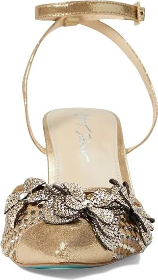 Blue by Betsey Johnson Sofya Women's Shoes Gold : 6 M, Synthetic - Image 2
