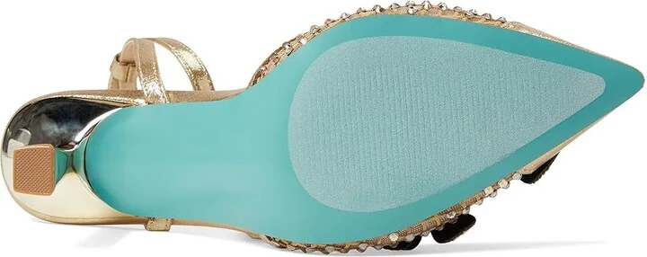 Blue by Betsey Johnson Sofya Women's Shoes Gold : 6 M, Synthetic - Image 3