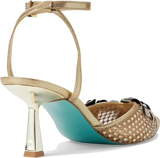 Blue by Betsey Johnson Sofya Women's Shoes Gold : 6 M, Synthetic - Image 4