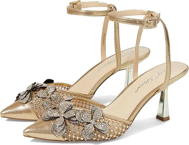 Blue by Betsey Johnson Sofya Women's Shoes Gold : 6 M, Synthetic