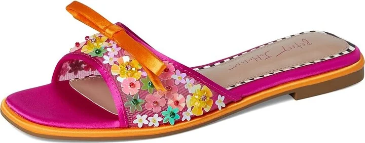 Blue by Betsey Johnson Teasee Women's Wedge Shoes Fuschia : 7.5 M, Faux Leather - Image 5