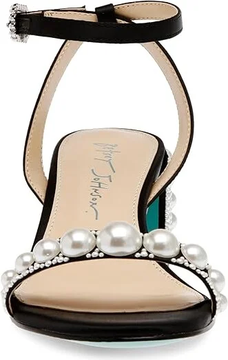 Blue by Betsey Johnson Tina Women's Sandals Black : 7 M, Synthetic - Image 4