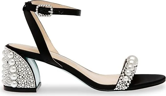 Blue by Betsey Johnson Tina Women's Sandals Black : 7 M, Synthetic - Image 5