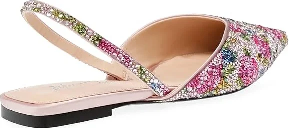 Blue by Betsey Johnson Vance Mule Women's Flat Shoes Floral : 7.5 M, Rubber - Image 3
