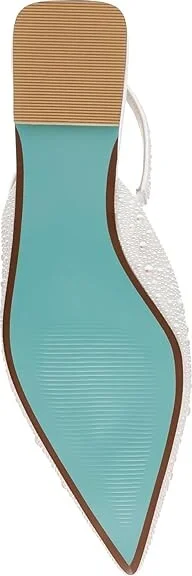 Blue by Betsey Johnson Vance Mule Women's Flat Shoes Floral : 7.5 M, Rubber - Image 7