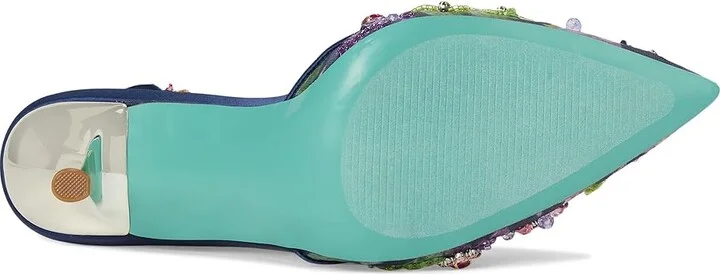 Blue by Betsey Johnson Velma High Women's Heels Navy : 8.5 M, Synthetic - Image 3