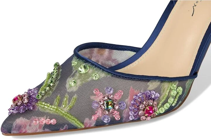 Blue by Betsey Johnson Velma High Women's Heels Navy : 8.5 M, Synthetic - Image 7