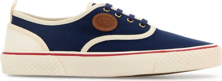 Blue Canvas Nojoke Sneakers