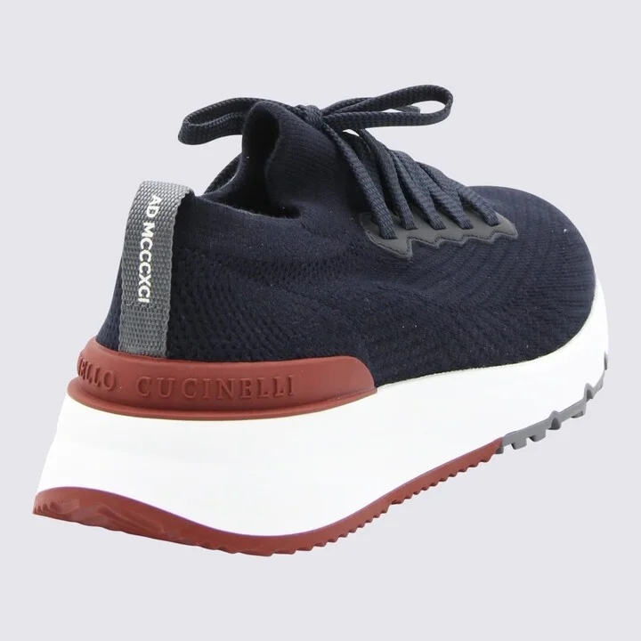 Blue Canvas Sneakers - Image 2