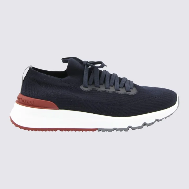 Blue Canvas Sneakers