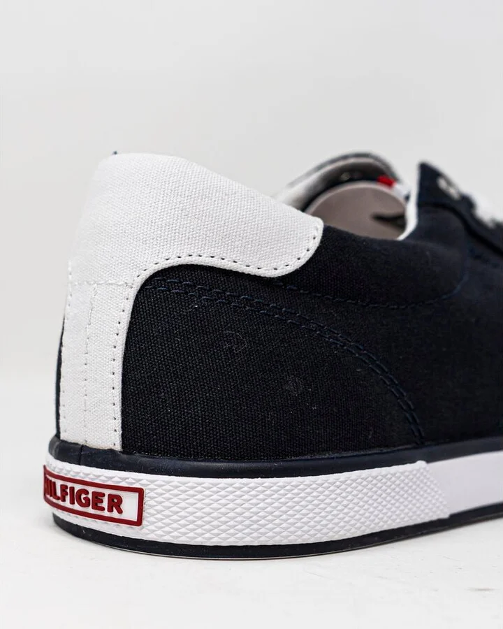 Blue Cotton Men's Sneaker - Image 3