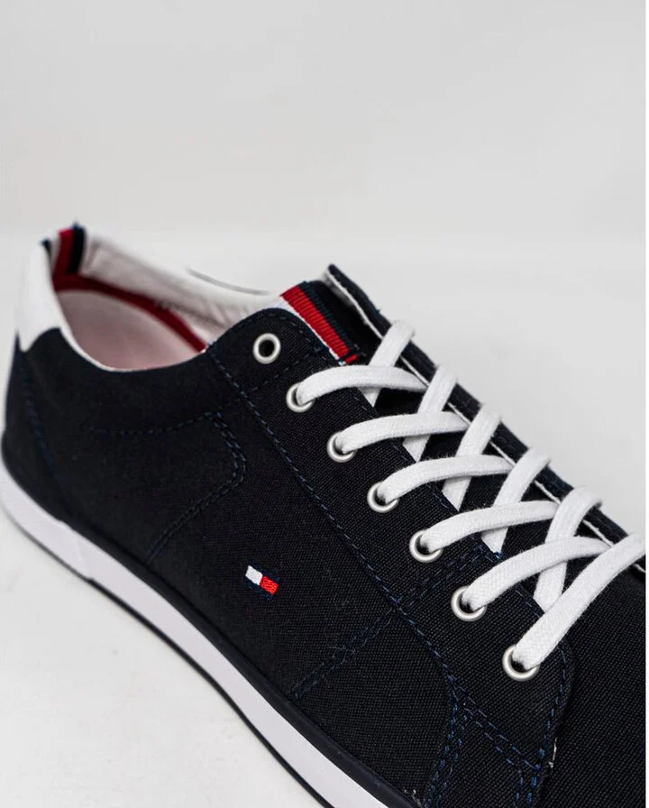 Blue Cotton Men's Sneaker - Image 4
